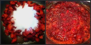 Crostata con composta di fragole Collage 1 di Paprika e Cannella
