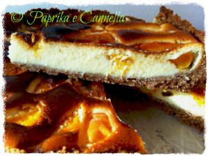Cheesecake con albicocche di Paprika e Cannella