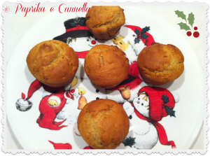 Muffin miele e noci di Paprika e Cannella