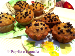 Muffin banana e nocciole di Paprika e Cannella