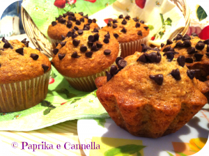 Muffin banana e nocciole di Paprika e Cannella