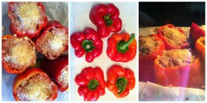 Peperoni ripieni collage Paprika e Cannella Blog